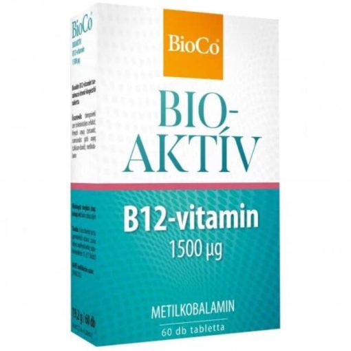 Bioco bioaktív b12-vitamin 1500µg tabletta 60 db