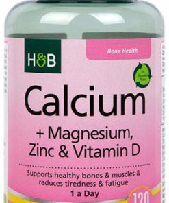 Holland & Barrett kalcium+d3+magnézium+cink tabletta 120 db