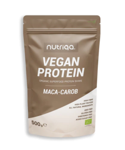 Nutriqa bio maca-carob vegán protein mix 500 g