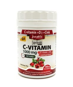 Jutavit c-vitamin 1000 mg+d3+cink 100 db