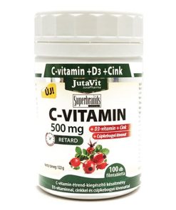 Jutavit c-vitamin 500 mg+d3+csipkebogyó kivonattal 45 db