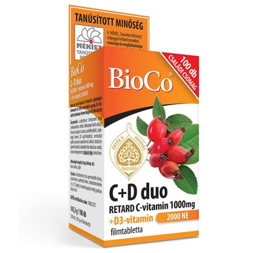 Bioco c+d duo retard vitamin kapszula 100 db