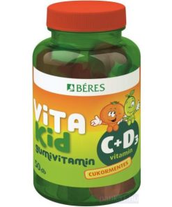 Béres vitakid c+d gumivitamin gumitabletta 50 db
