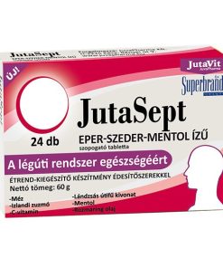 Jutavit jutasept eper-szeder-mentol ízu szopogató tabletta 24 db