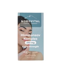 Nordvital hialuronsav komplex vegán kapszula 30 db