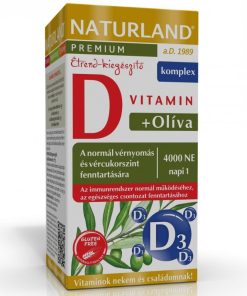 Naturland olivalevél+D-vitamin 4000NE kapszula 60 db