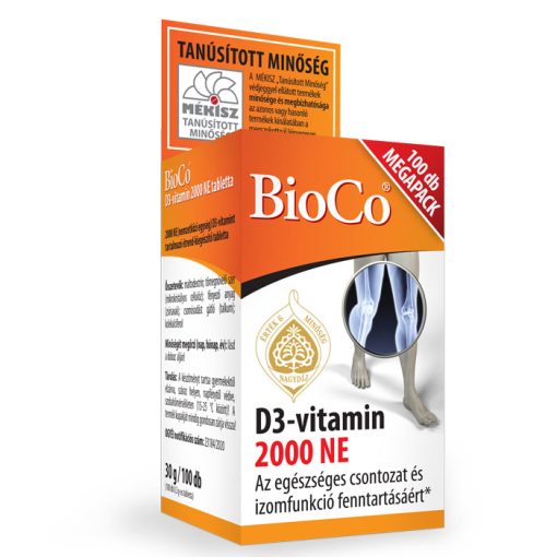 Bioco D3-vitamin 2000NE 100 db