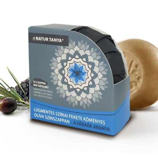 Natur Tanya Lúgmentes Színszappan Fekete kömény olajjal 100 g