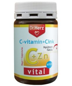 Dr. herz c vitamin+szerves cink kapszula 60 db