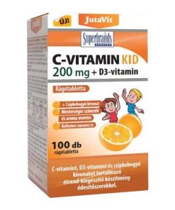 Jutavit C-vitamin kid 200mg + D3 vitamin