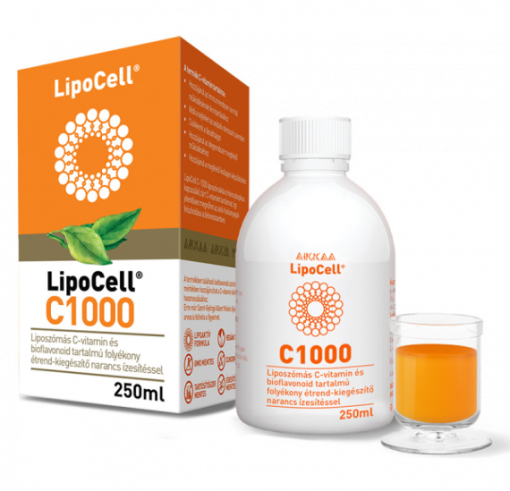Lipocell c1000 liposzómás c-vitamin és bioflavonoid tartalmú folyékony étrend-kiegészíto 250 ml