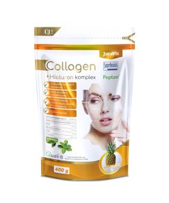 Jutavit collagen+hialuron komplex ananászos kollagén por 400 g