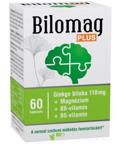 Bilomag plus 110mg gingko biloba kivonatot tartalmazó étrend-kiegészítő kapszula 60 db