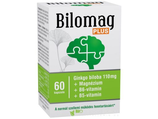 Bilomag plus 110mg gingko biloba kivonatot tartalmazó étrend-kiegészítő kapszula 60 db