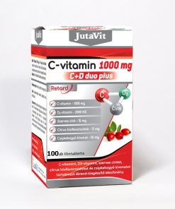 Jutavit c-vitamin 1000 C+D duo plus tabletta 100 db
