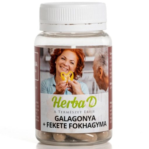 Herba-D galagonya+fekete fokhagyma kapszula 30 db