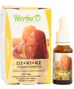 Herba-D d3+k1+k2 vitamin 20 ml