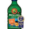 Möllers omega-3 halolaj étrend-kiegészítő a, d és e-vitaminnal, tutti-frutti ízesítéssel 250 ml