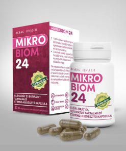 Mikrobiom 24 élőflórát és butirátot tartalmazó étrend-kiegészítő kapszula 30 db