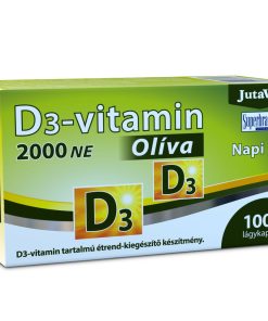 Jutavit d3-vitamin 2000 NE oliva lágykapszula 100 db