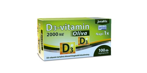 Jutavit d3-vitamin 2000 NE oliva lágykapszula 100 db