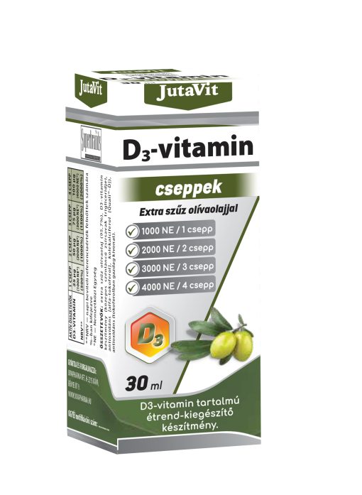 Jutavit d3-vitamin 1000NE cseppek extra szűz olivaolajjal 30 ml