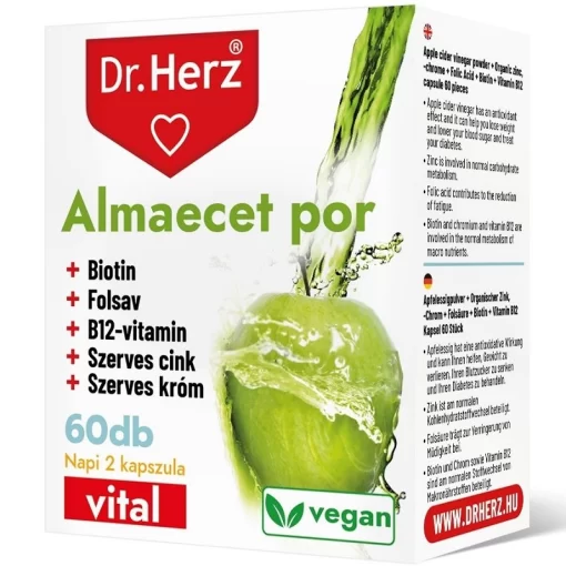 Dr. Herz almaecet por+biotin+folsav kapszula 60 db