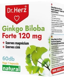 Dr.herz ginkgo biloba forte 120 mg+szerves mg+zn kapszula 60 db