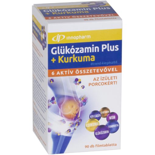 Innopharm glükózamin plus+kurkuma filmtabletta 90 db