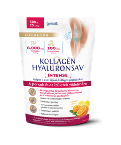 Interherb kollagén és hyaluronsav porcépítő italpor intense narancs-citrus ízű 300 g