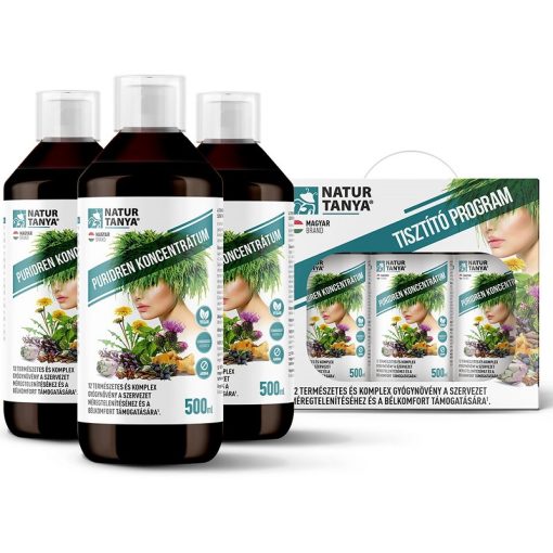 Natur Tanya Puridren 60 napos tisztító program 3x500 ml