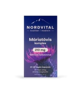 Nordvital máriatövis komplex 210mg kapszula 60 db