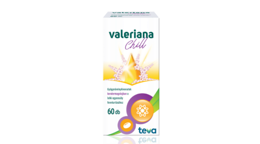 Valeriana chill gyógynövénykivonatok kendermagolajban étrend-kiegészítő lágyzselatin kapszula 60 db