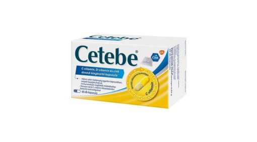 Cetebe c vitamin+d-vitamin+cink kapszula 60 db