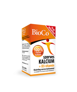 BioCo szerves kalcium + D3-vitamin filmtabletta 90 db
