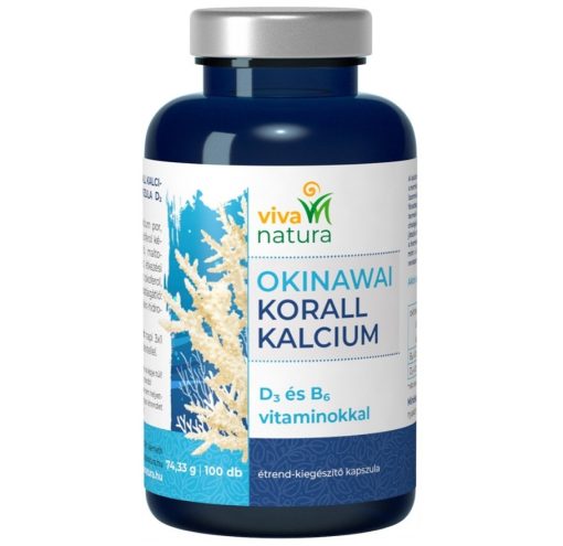 Viva natura okinawai korall kalcium étrend-kiegészítő kapszula 100 db