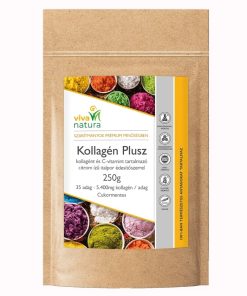 Viva natura kollagén plusz hialuronsav citrom ízű italpor édesítőszerrel 250 g