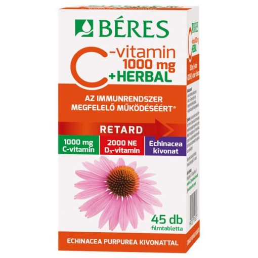 Béres c retard 1000mg+herbal filmtabletta 45 db