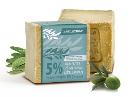 Natur Tanya Lúgmentes Színszappan 5% Babérfaolaj és 95% Olívaolaj 200 g