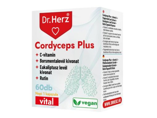 Dr.herz cordyceps plus+c-vitamin kapszula 60 db