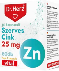 Dr.herz szerves cink 25mg kapszula 60 db