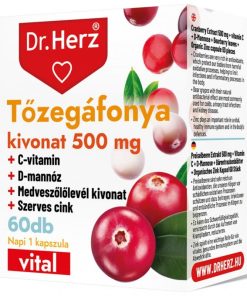 Dr.herz tőzegáfonya kivonat 500 mg kapszula 60 db