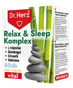 Dr.herz relax and sleep komplex kapszula 60 db