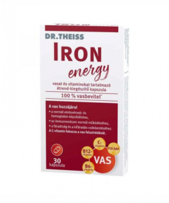 Dr.Theiss iron energy vasat és vitaminokat tartalmazó étrend-kiegészítő kapszula 30 db