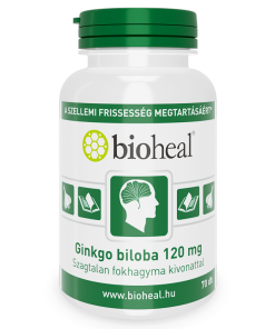 Bioheal ginkgo biloba 120 mg+fokhagyma kivonat 70 db