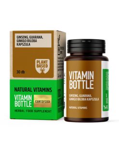 Vitamin Bottle ginseng-guarana-ginkgo kapszula 30 db