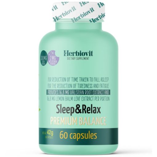 Herbiovit sleep&relax premium balance kapszula 60 db