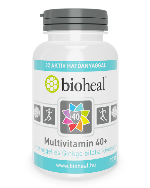 Bioheal multivitamin 40+ filmtabletta 70 db