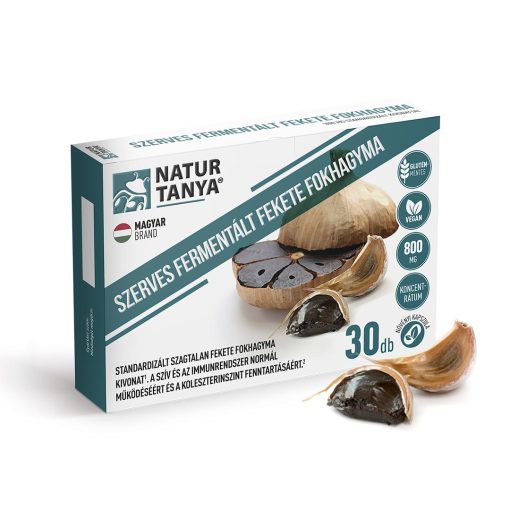 Natur Tanya fermentált fekete fokhagyma kapszula 800mg 30 db