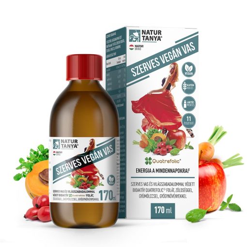 Natur Tanya Szerves Vegán Vas szirup 170 ml